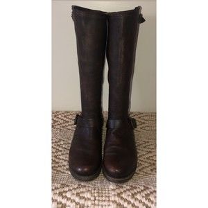FRYE Women’s Veronica Slouch Boots (77609), Brown, Size 9.5